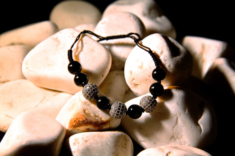 Obsidian Gemstone Bracelet (the mystic one)
