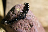 Obsidian Skull bracelet