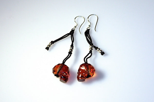 Crystal Skull earrings