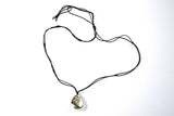 Gold Rutilated Quartz Pear-shaped Necklace two