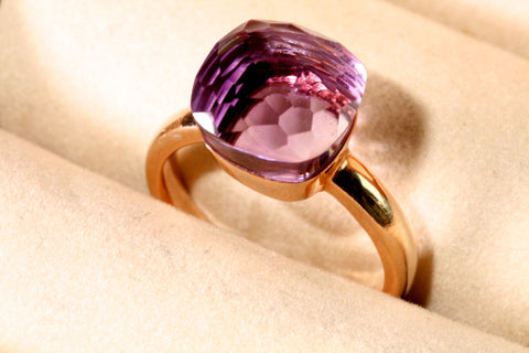 Anastasia ring - Amethyst
