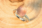 Anastasia ring - Rose Quartz