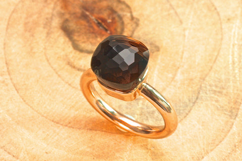 Anastasia ring - Smoky Quartz