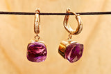 Anastasia earrings - Amethyst