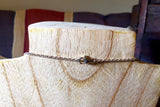 Lotus Leaf Necklace single strand double lotus