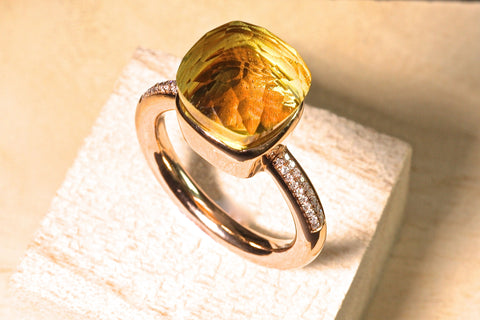 Anastasia ring - Lemon Quartz